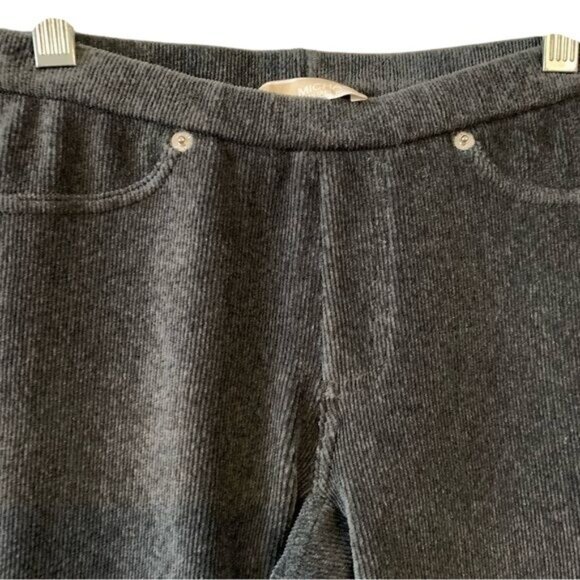 Michael Kors Womens Grey Corduroy Pull-On Jeggings Size P - Picture 4 of 12